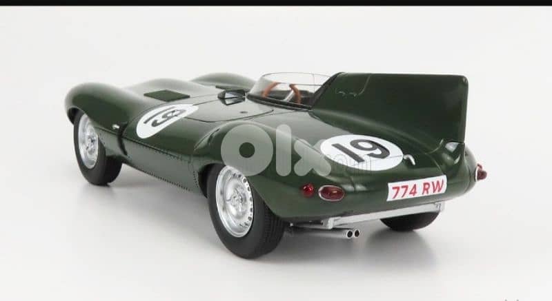 Jaguar D-Type (12h Sebring 1955) diecast car model 1;18 2