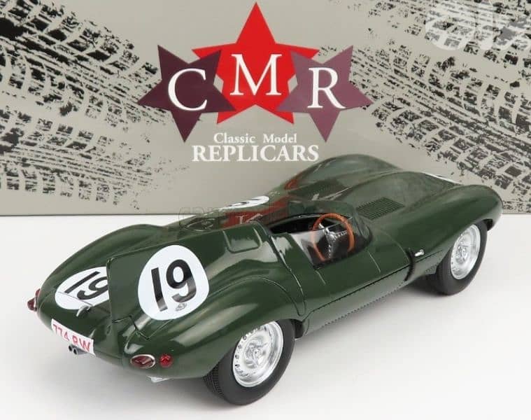 Jaguar D-Type (12h Sebring 1955) diecast car model 1;18 4