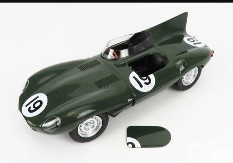 Jaguar D-Type (12h Sebring 1955) diecast car model 1;18 5