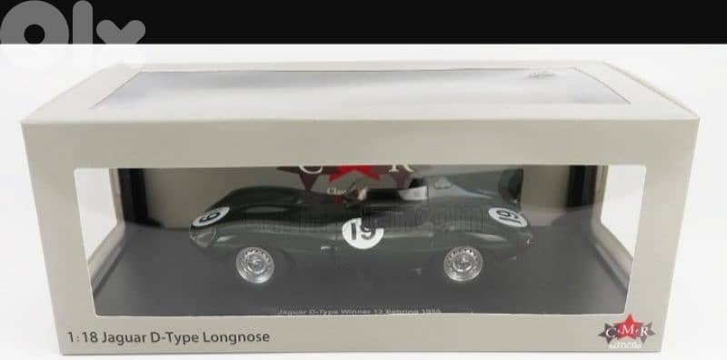 Jaguar D-Type (12h Sebring 1955) diecast car model 1;18 6