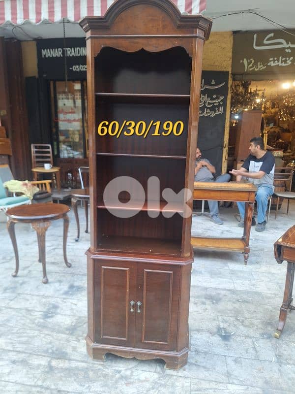 مكتبة رفوف انجليزية ريجنسي انتيك مميزة ناعمة جدا 2