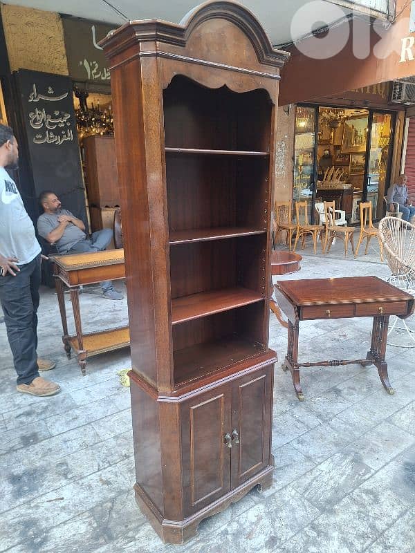 مكتبة رفوف انجليزية ريجنسي انتيك مميزة ناعمة جدا 3