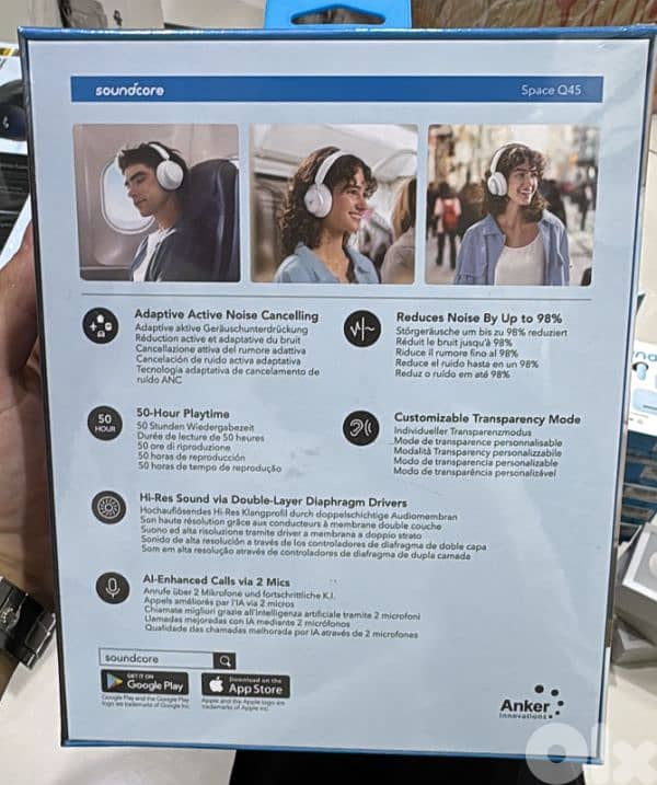 Anker soundcore space Q45 white 1