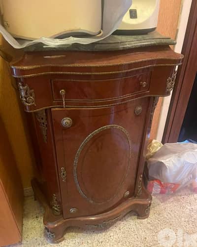 باهو مميز خشب جوز ناعم انتيك وجه رخام سعر لقطة