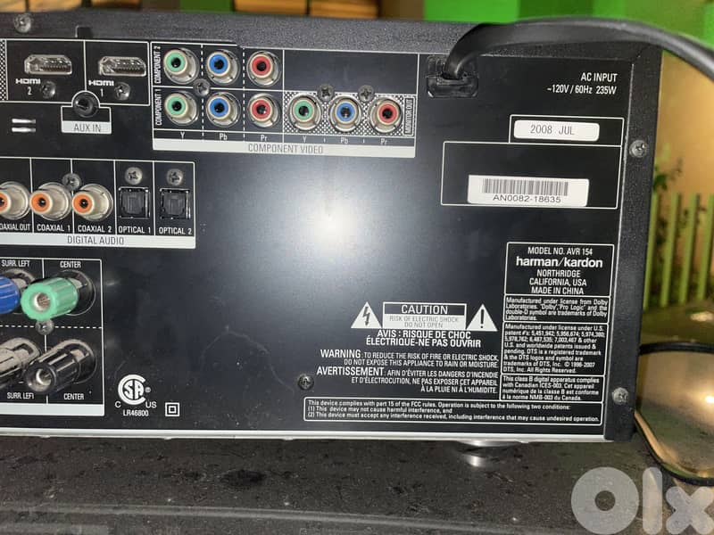 Harman/kardon amplifier 5