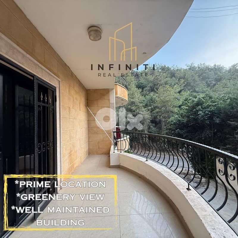 Spacious Apartment for Sale in Bchamoun, Aley شقة للبيع في بشامون 0