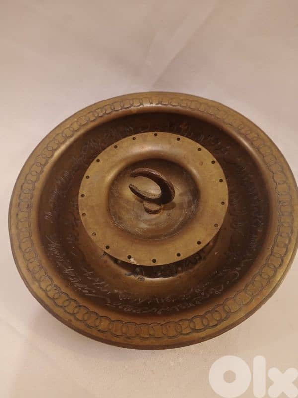 طاسة رعبة نحاس أنتيك 0