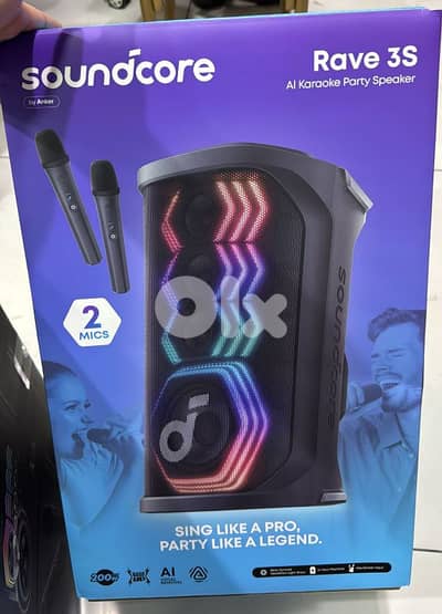 Anker soundcore Rave 3s Ai Karaoke Party Speaker