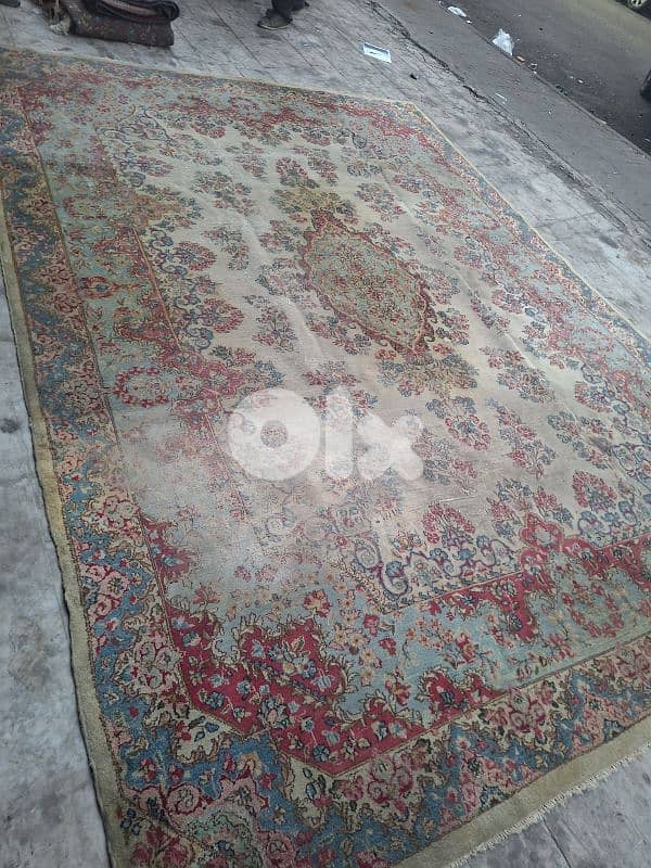 سجادة عجمية انتيك حياكة يد سعر لقطة 1
