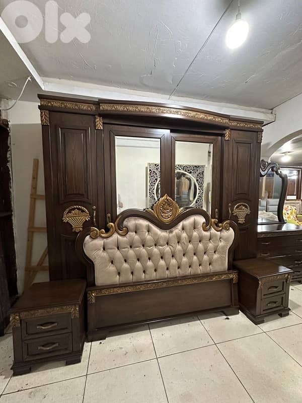 اوضة نوم خشب زان 5