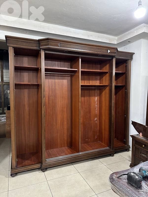 اوضة نوم خشب زان 6