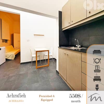 Ashrafieh | Furnished 1 Bedroom Apartment | Prime Neighborhood | GF