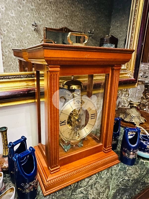 Rosso nero clock antiqu 6