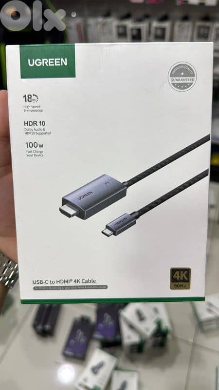 Ugreen usb-c to hdmi 4k cable 2m 0