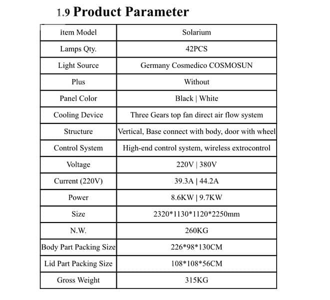 Solarium / Tanning machine with Germany UV Lamp Tubes 2