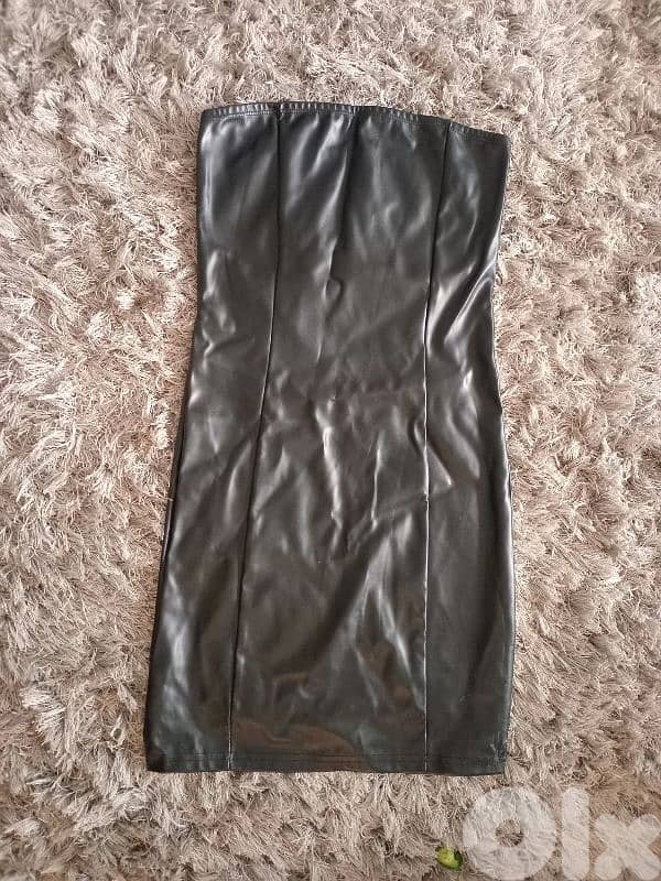 leather dress 0