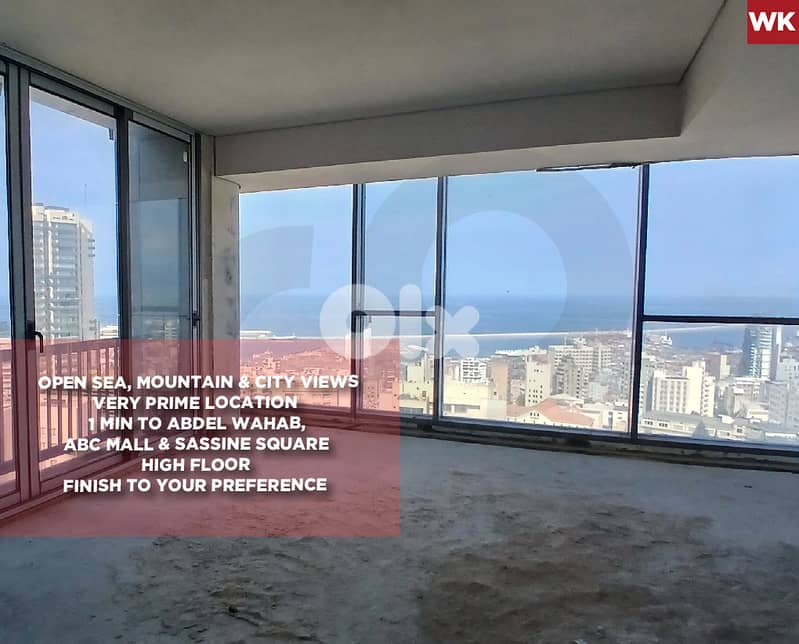 Open Sea, Mountain & City Views - Ashrafieh REF#WK128478 0
