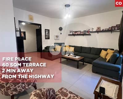 Cozy, spacious, terrace, fireplace, jbeil, halat REF#CO128101