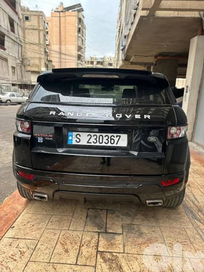 Land Rover Evoque 2012 Black