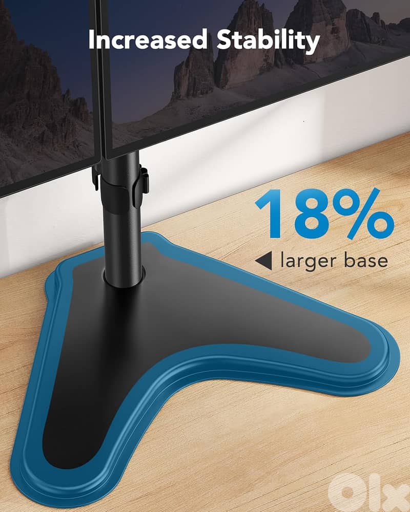 Monitors Mount for 2 Screens 4