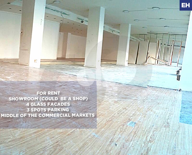 showroom, prime area, middle of markets in Jdeideh/جديدة REF#EH128491 0