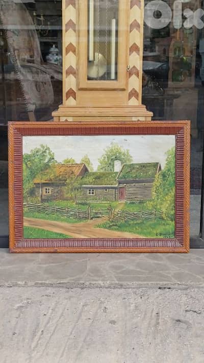 لوحة رسم زيتي اوروبية