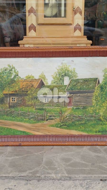 لوحة رسم زيتي اوروبية 4