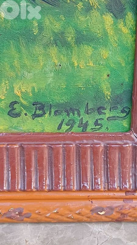 لوحة رسم زيتي اوروبية 7