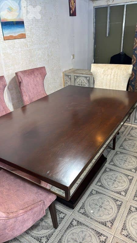 طاولة سفرة 6 كراسي كتير مرتبة 0