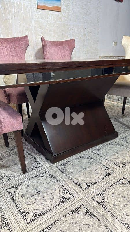 طاولة سفرة 6 كراسي كتير مرتبة 1