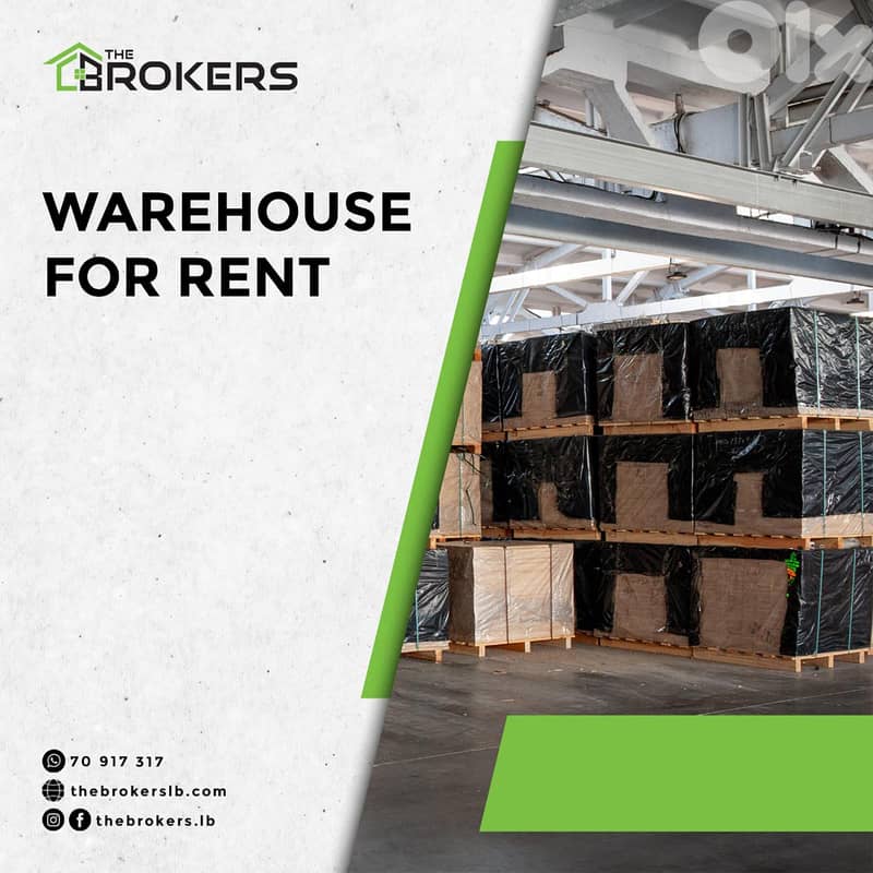 Warehouse for rent in Mar Mkhayel 0