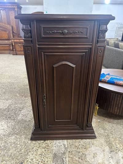 بكس مصري خشب زان درفة وجارور من فوق