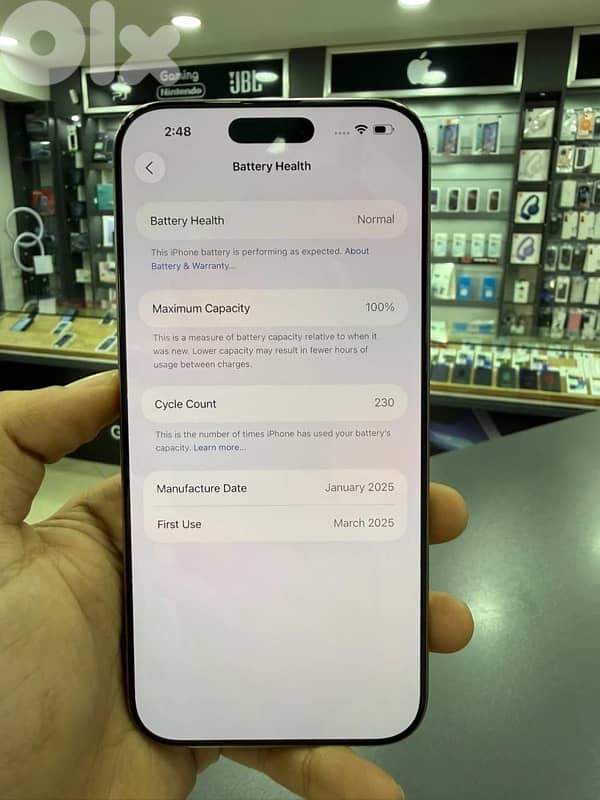 IPHONE 16 PROMAX 256GB USED 5