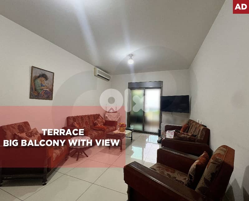 High-End- Apartment with Terrace & Balcony – Mar Roukouz REF#AD128473 0