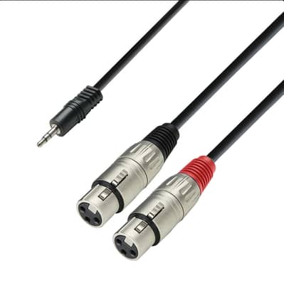 Adam Hall Cables 3 STAR YWFF 0300 - Y Cable, Adam Hall® 2 XLR Female x