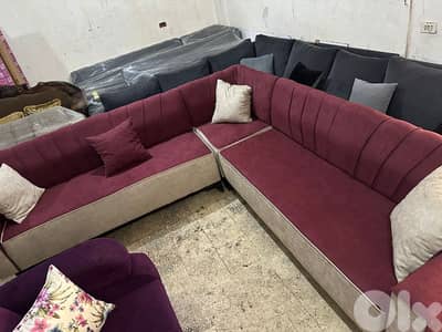 اوضة قعدة زاوية خشب شوح جديدة