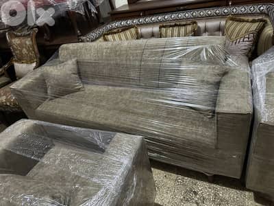 طقم كنبايات شغل توصاية خشب شوح اسفنج إكسترا جديد