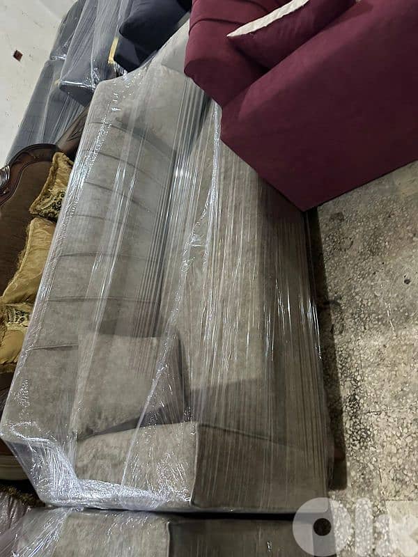 طقم كنبايات شغل توصاية خشب شوح اسفنج إكسترا جديد 2