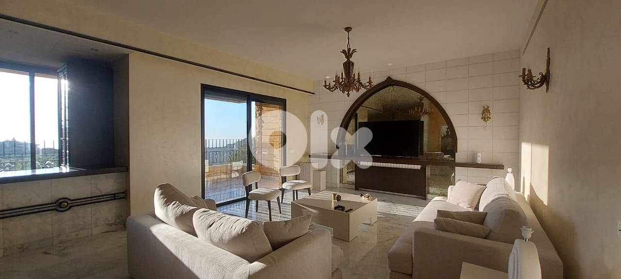 PANORAMIC VIEW VILLA IN BROUMANA PRIME WITH 800Sq LAND, (BR-363) 0