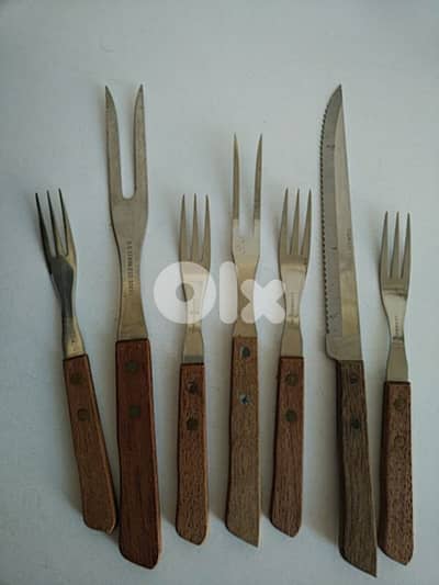 Vintage cutlery set for barbecue - Not Negotiable
