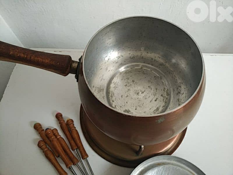 Vintage copper fondue set - Not Negotiable 1