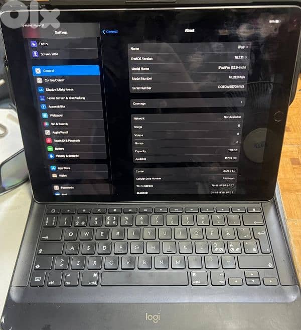 ipad pro 12.9 128GB sim card 2