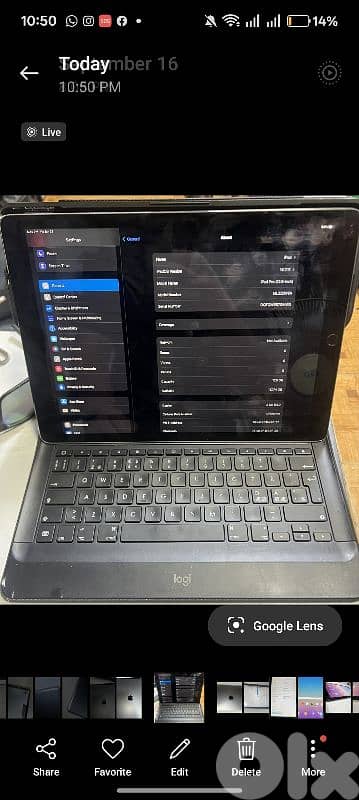 ipad pro 12.9 128GB sim card 3