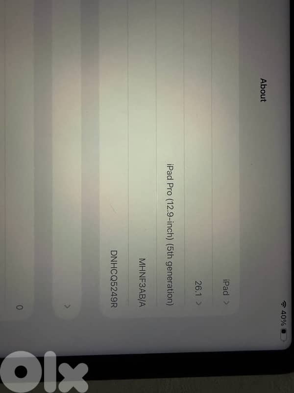 ipad pro 5th generation 12,9 inch 1