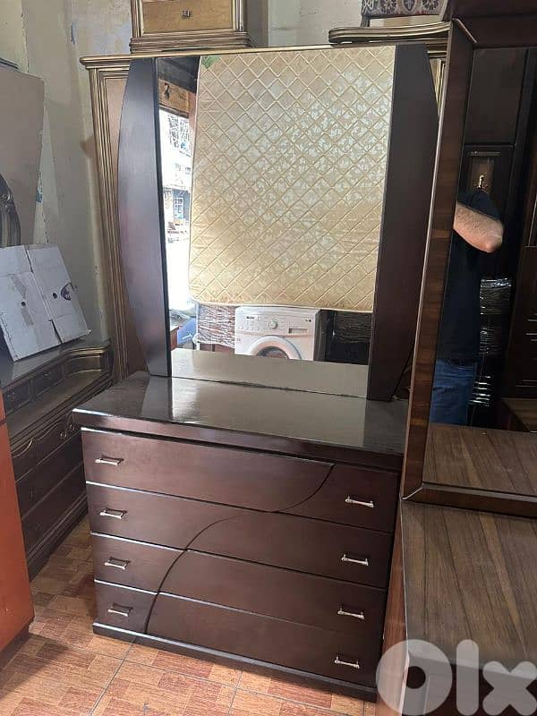 اوضة نوم طابقين تختين شغل توصاية ملبسة قشرة زان 4