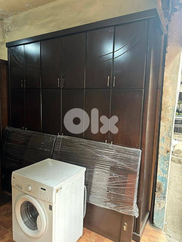 اوضة نوم طابقين تختين شغل توصاية ملبسة قشرة زان 5