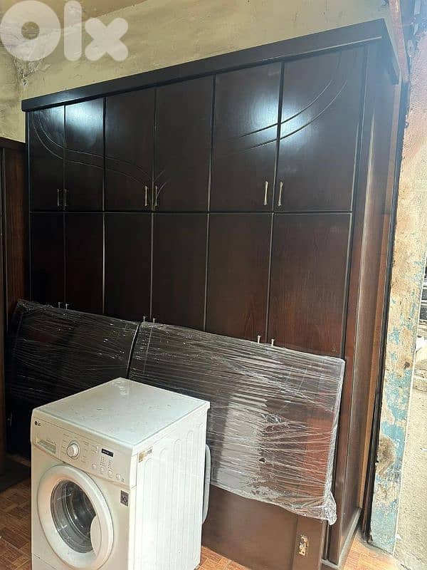 اوضة نوم طابقين تختين شغل توصاية ملبسة قشرة زان 6