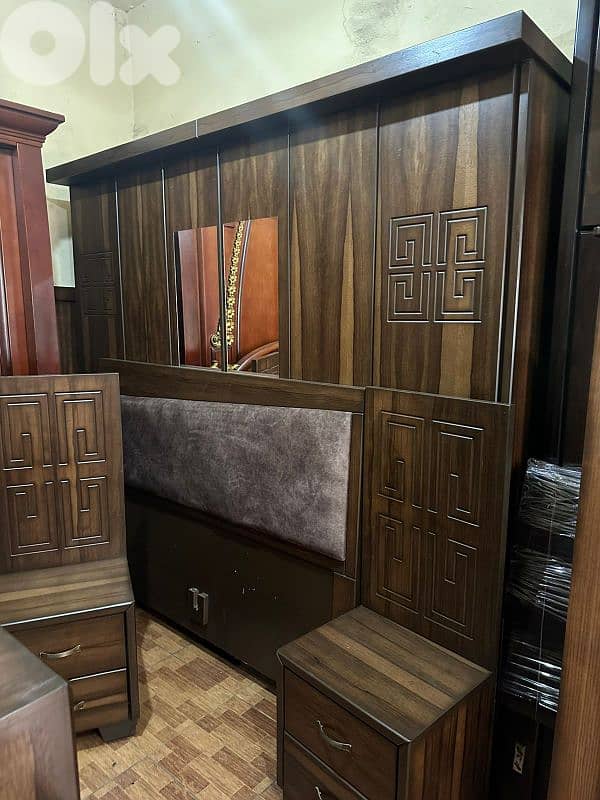 اوضة نوم شغل توصاية ملبسة قشر افركيه شبه جديدة 0