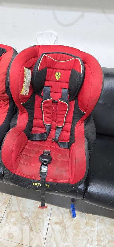 2 ferrari car seats 1