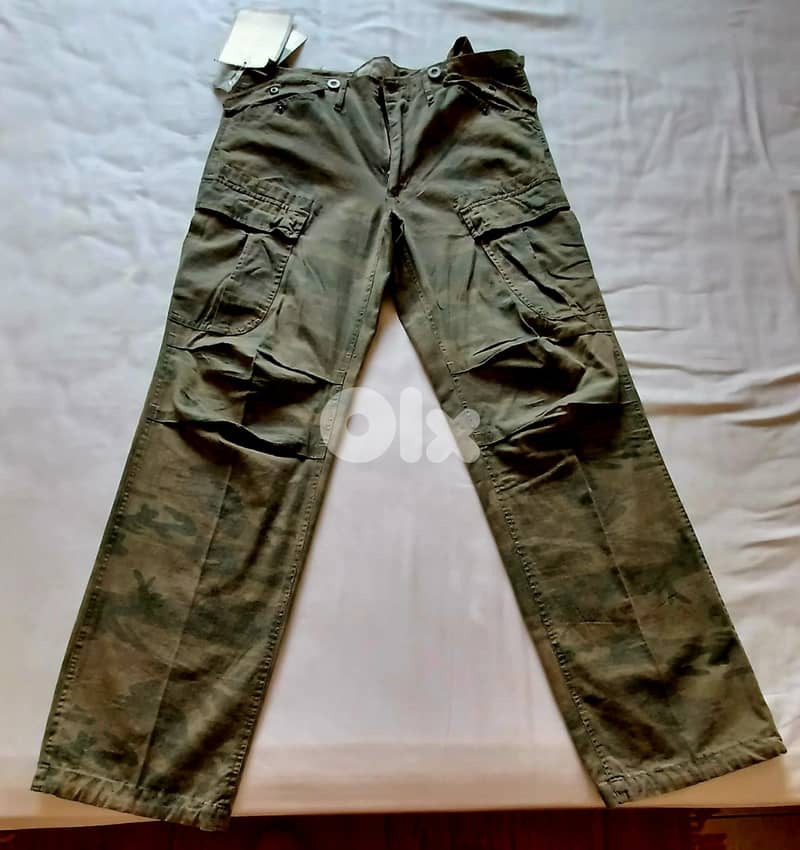 Univers hunting cargo pants – 100% cotton ripstop – woodland camo 0